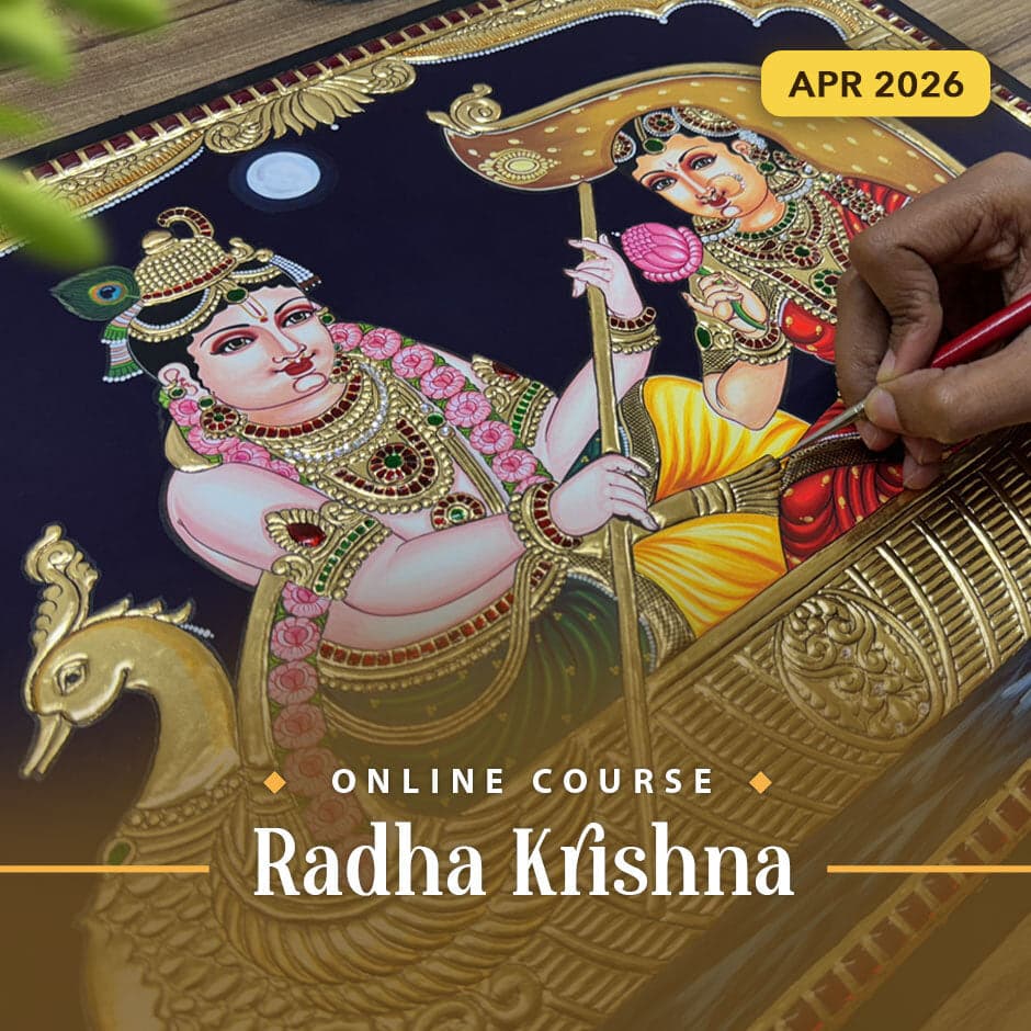 Radha & Krishna in a boat - Online Course April 2026